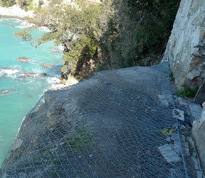 caduta massi tecco