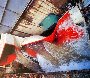 scaricatore spillweir